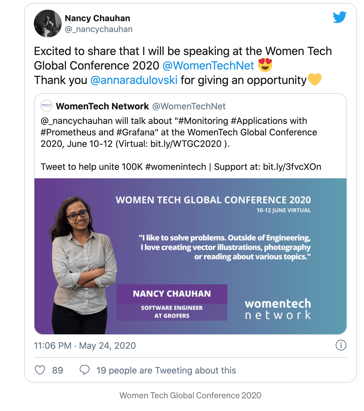 Women Tech Global Conference 2020
